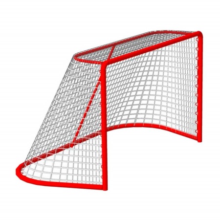 Купить Сетка хоккейная на ворота 1,22мх1,83мх0,5мх1,15м, нить 3,5 мм, узловая в Уржуме 