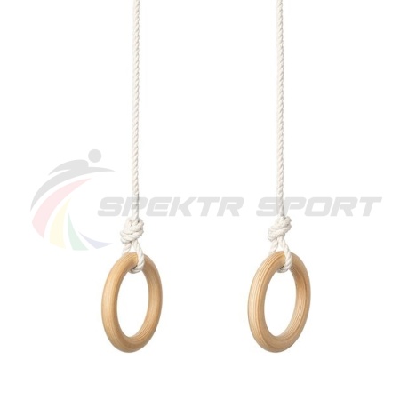 Купить Кольца гимнастические деревянные (фанера 18 мм, покрытие: эмаль, лак или пропитка) в Уржуме 