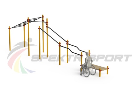 Купить Спортивный комплекс для инвалидов-колясочников WRK-D22_76mm в Уржуме 